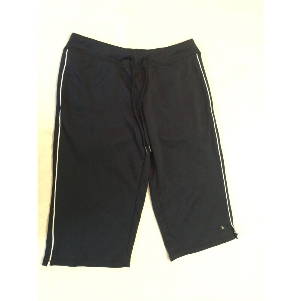 DANSKIN NOW WOMENS PULL ON ATHLETIC CAPRIS PANTS SIZE S